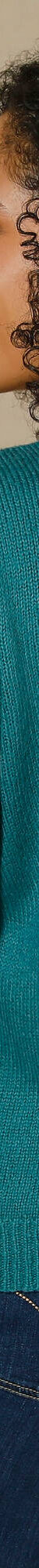 Pull maille fantaisie et détail boutons poignets, toucher doux  (turquoise foncé) Pull maille fantaisie et détail boutons poignets, toucher doux  (turquoise foncé)